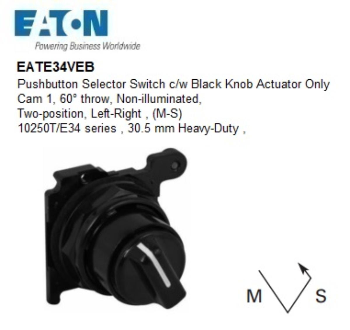 SELECTOR SWITCH 2P SPR/RET R TO L