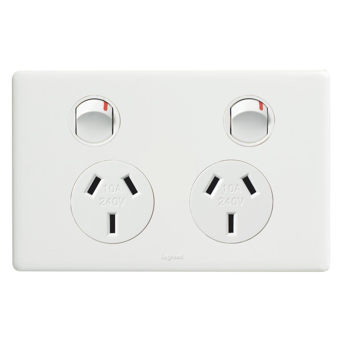 XL LIFE DBL GPO 10A + DUAL USB CHGR A C
