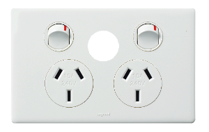 EXCEL E-DED 10A 2G EXTRA-FUNCT GPO WHITE EXCEL E-DED 10A 2G EXTRA-FUNCT GPO WHITE