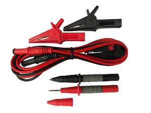 TEST LEAD SET RED/BLK CROC CLIP & PROBE