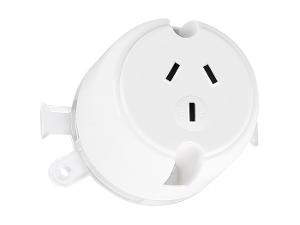 SURFACE SOCKET 10A 3PIN WHITE SURFACE SOCKET 10A 3PIN WHITE