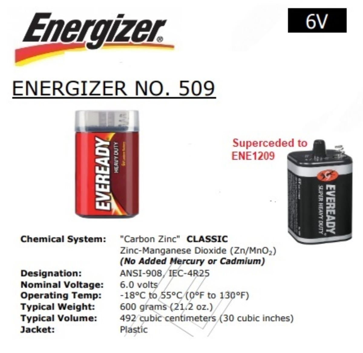 ALKALINE 6V LANTERN BATTERY