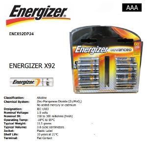 ADVANCED BATTERY AAA X92DP24 ADVANCED BATTERY AAA X92DP24