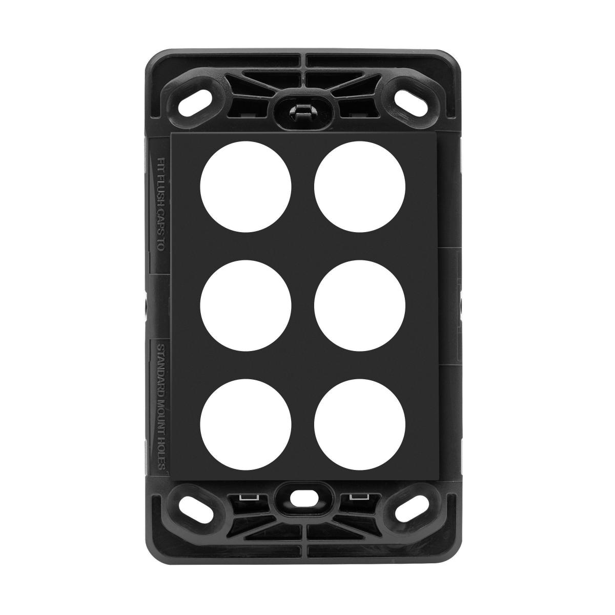 VIVO 5 GANG GRID ONLY WHITE