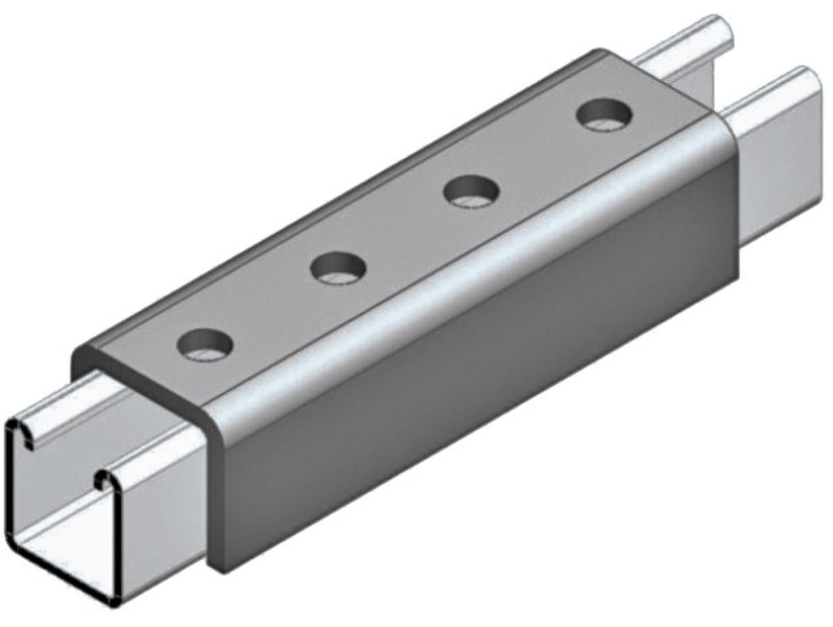 BRACKET U FITTING SPLICE 4 HOLE HDG