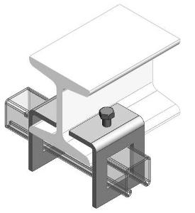 BEAM CLAMP 45X89MM HDG