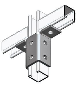 WING FITTING FOUR HOLE DOUBLE HDG