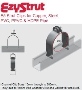 E5-79H TWO PIECE PIPE CLAMP HDG E5-79H TWO PIECE PIPE CLAMP HDG