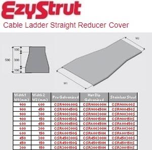 CBL LADDER STR REDUCER COVER 900-600 HDG CBL LADDER STR REDUCER COVER 900-600 HDG