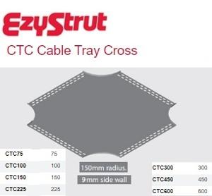 CABLE TRAY CROSS 150MM G/BOND CABLE TRAY CROSS 150MM G/BOND