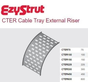 CABLE TRAY EXTERNAL RISER 100MM G/BOND CABLE TRAY EXTERNAL RISER 100MM G/BOND