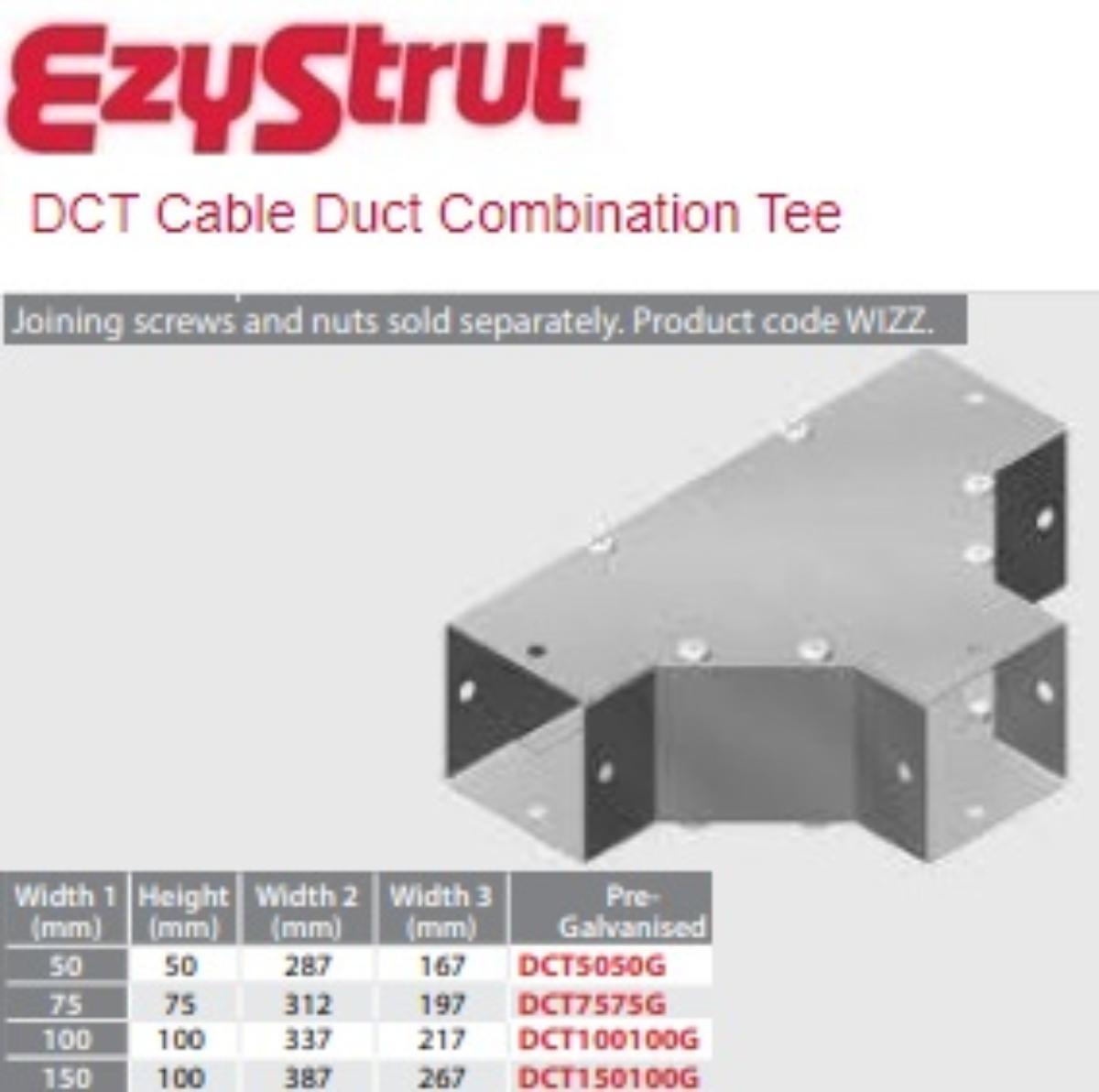 METAL DUCT COMBINATION TEE 150X100MM GAL