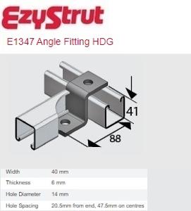 Z FITTING TWO HOLE HDG