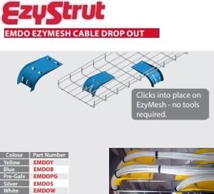 EZYMESH CABLE DROP OUT -YELLOW EQUIV