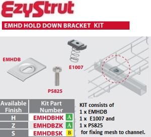 EZYMESH HOLD DOWN BRACKET KIT Z/P