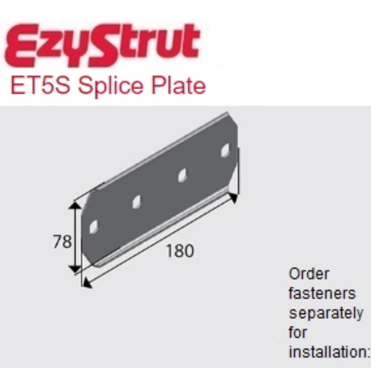 ET5 SPLICE PLATE FASTENER PRE GALV