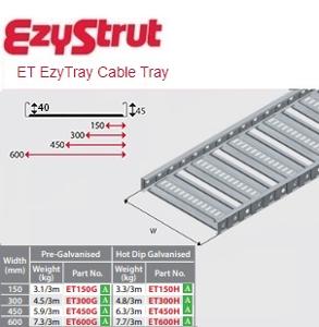 LADDER TRAY 600 x 45mm x 3m EZTRAY HDG LADDER TRAY 600 x 45mm x 3m EZTRAY HDG