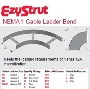 CABLE LADDER BEND NEMA 1 900 HDG 300RAD CABLE LADDER BEND NEMA 1 900 HDG 300RAD