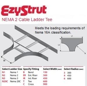 NEMA 2 TEE 600MM 450 RADIUS HDG NEMA 2 TEE 600MM 450 RADIUS HDG