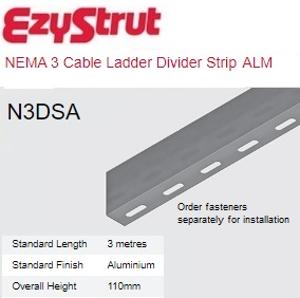 NEMA 3 DIVIDER STRIP 3 MTR ALUMINIUM NEMA 3 DIVIDER STRIP 3 MTR ALUMINIUM
