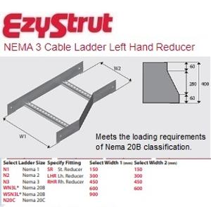 NEMA 3 LEFT HAND REDUCER 600-300MM HDG NEMA 3 LEFT HAND REDUCER 600-300MM HDG