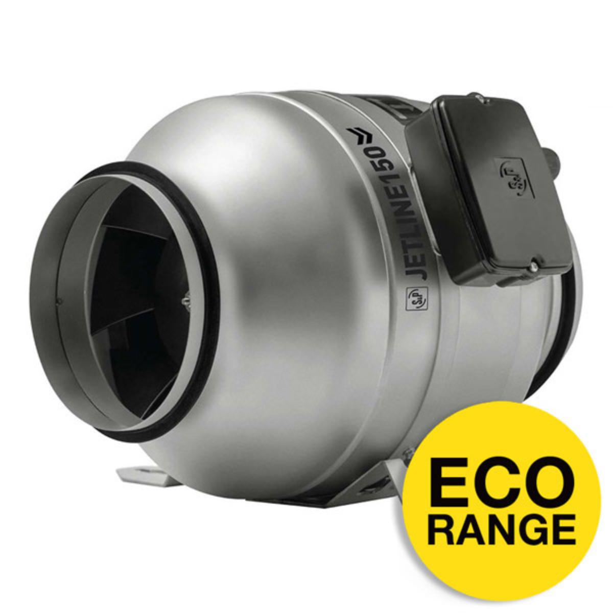 JETLINE ECO IN-LINE FAN 100MM