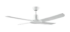 C/FAN JULIET 52IN 1320MM 4BL AC WHITE