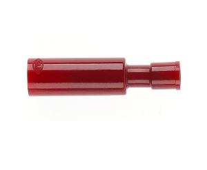 FEMALE BULLET 4MM RED DOUBLE GRIP
