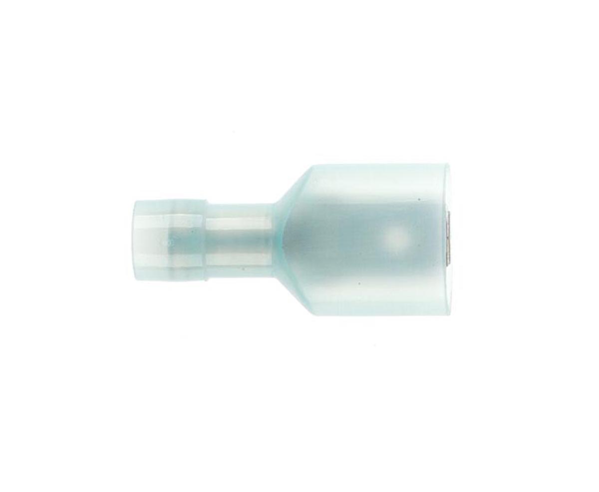 INSUL QC MALE TAB 6.4MM D/G BLUE 100PK