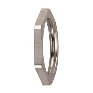 HEX LOCKNUT NICKLE PLATED BRASS 50MM HEX LOCKNUT NICKLE PLATED BRASS 50MM