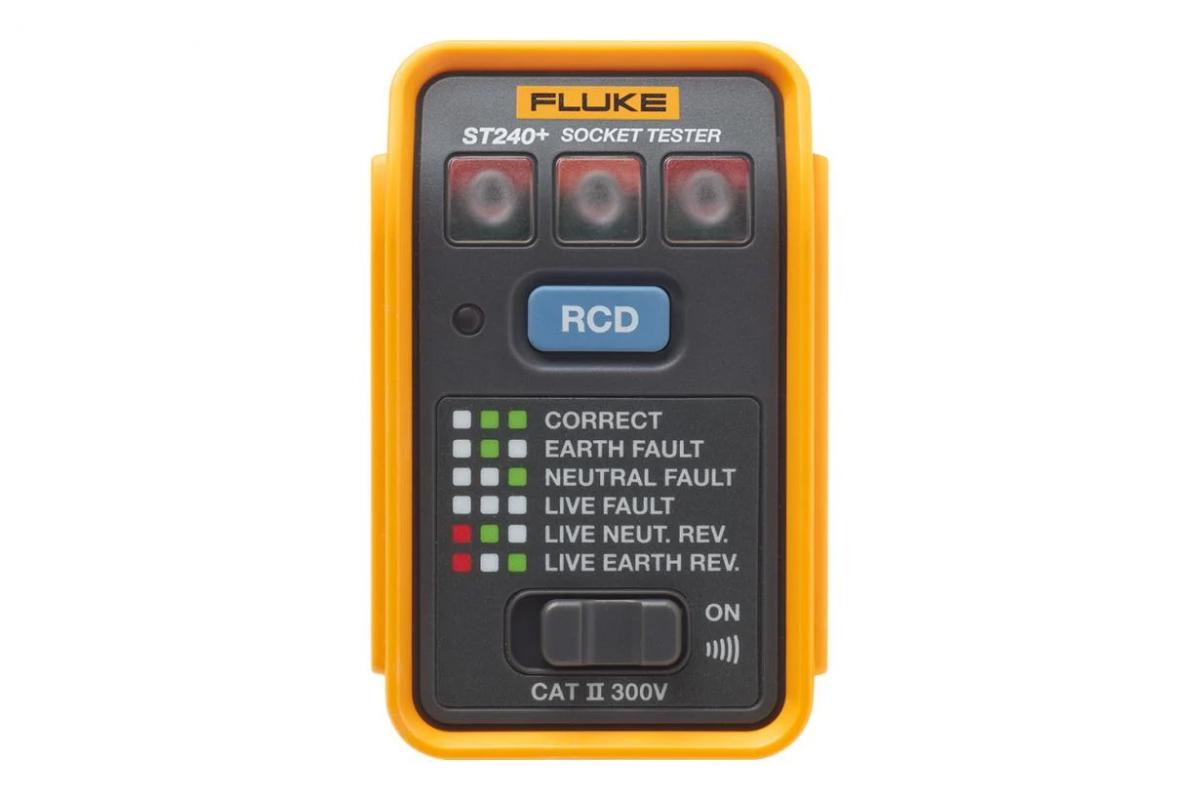 SOCKET TESTER WITH LEDS RCD TEST BUTTON