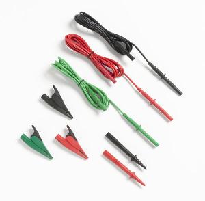 TEST LEAD SET + ALLIG CLIPS RED/BLK/GRN TEST LEAD SET + ALLIG CLIPS RED/BLK/GRN