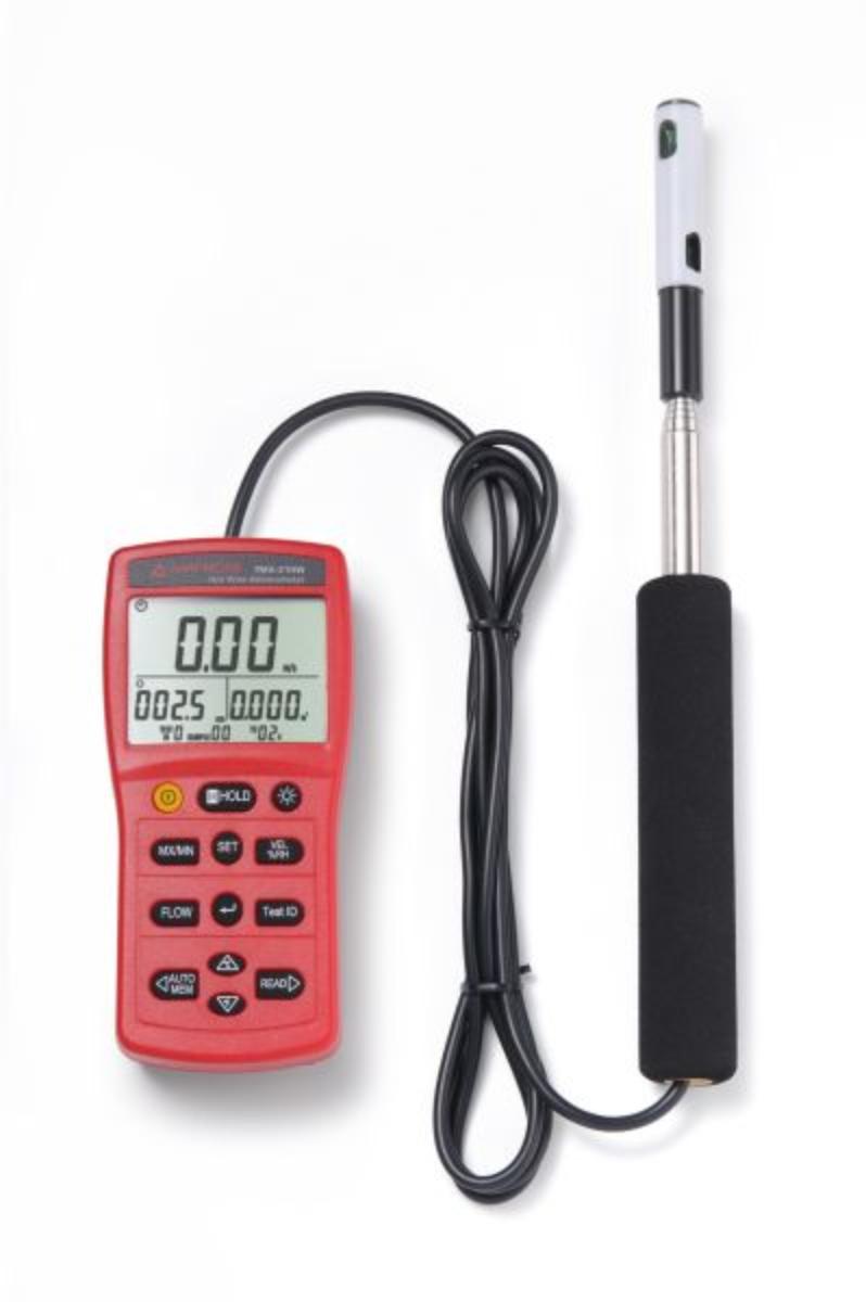 HOT WIRE ANEMOMETER + TEMPERATURE