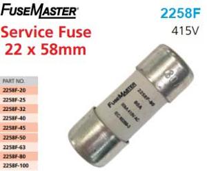 SERV FUSE IEC60269.3 415VAC 40A 58X22MM SERV FUSE IEC60269.3 415VAC 40A 58X22MM