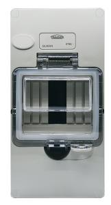 ENCLOSURE DIN 4 POLE IP66 LESS BACK BOX ENCLOSURE DIN 4 POLE IP66 LESS BACK BOX