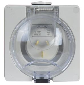 APPLIANCE INLET 250V 3PIN 10A IP66 GRE APPLIANCE INLET 250V 3PIN 10A IP66 GRE