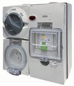SW/PLUG RCD PRT IP66 3FPIN 250V 10A 30MA SW/PLUG RCD PRT IP66 3FPIN 250V 10A 30MA