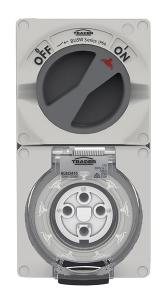 SWITCHED SOCKET COMBINATION 500V 4PIN 10 SWITCHED SOCKET COMBINATION 500V 4PIN 10