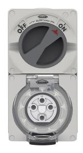 SWITCHED SOCKET COMBINATION 500V 4PIN 20 SWITCHED SOCKET COMBINATION 500V 4PIN 20