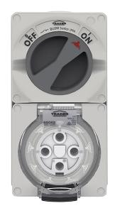 SWITCHED SOCKET COMBINATION 500V 4PIN 32 SWITCHED SOCKET COMBINATION 500V 4PIN 32