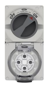 COMBINATION SWITCHED SOCKET IP66 50A 500 COMBINATION SWITCHED SOCKET IP66 50A 500