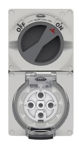 SWITCHED SOCKET COMBINATION 500V 5PIN 32 SWITCHED SOCKET COMBINATION 500V 5PIN 32