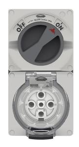 SWITCHED SOCKET COMBINATION 500V 5PIN 40 SWITCHED SOCKET COMBINATION 500V 5PIN 40