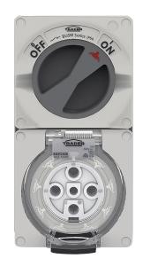 SWITCHED SOCKET COMBINATION 500V 5PIN 50 SWITCHED SOCKET COMBINATION 500V 5PIN 50