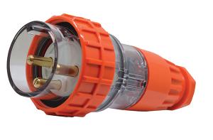 PLUG IP66 32A 250V 3 ROUND PIN PLUG IP66 32A 250V 3 ROUND PIN