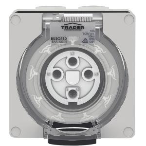 SOCKET IP66 10A 500V 4 PIN SOCKET IP66 10A 500V 4 PIN