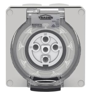 SOCKET IP66 10A 500V 5 PIN SOCKET IP66 10A 500V 5 PIN