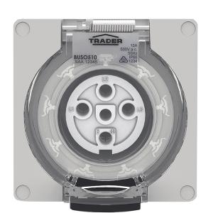 SOCKET IP66 10A 500V 5 PIN LESS ENCLOSUR SOCKET IP66 10A 500V 5 PIN LESS ENCLOSUR