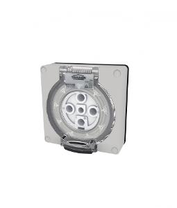 SOCKET IP66 40A 500V 5 PIN LESS ENCLOSUR SOCKET IP66 40A 500V 5 PIN LESS ENCLOSUR