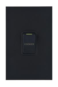 CLOUD LEOP OVEN SW 45A D/P VER MATT BLK CLOUD LEOP OVEN SW 45A D/P VER MATT BLK